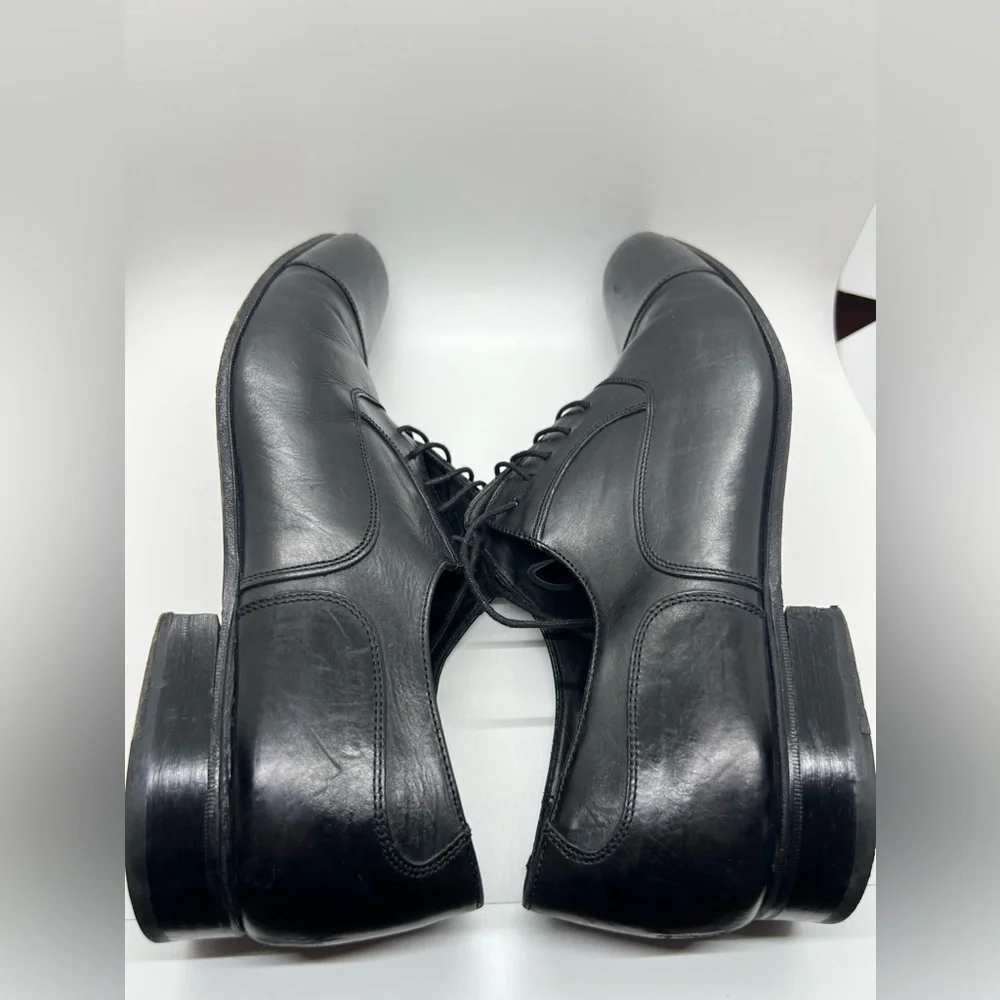 Russell &‎ Bromley Black Leather Cumulus Toe Cap Leather Oxfords Men’s Size 10.5